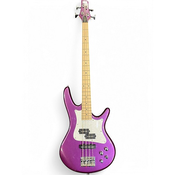 Used Ibanez SRMD200 Purple Electric Bass Guitar