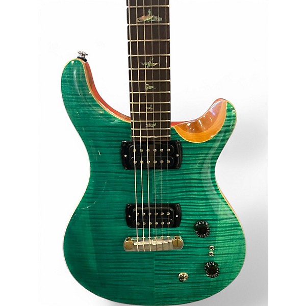 Used PRS SE PAULS ELECTRIC GUITAR Turquoise Solid Body Electric Guitar