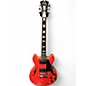 Used D'Angelico Premier Series Mini DC Fiesta Red Hollow Body Electric Guitar thumbnail
