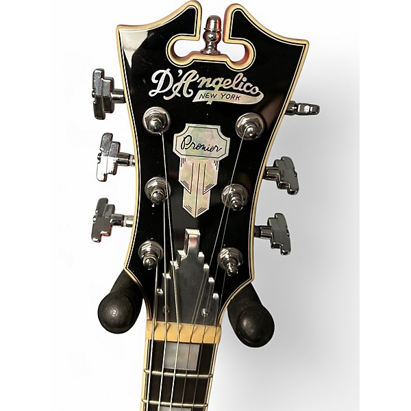 Used D'Angelico Premier Series Mini DC Fiesta Red Hollow Body Electric Guitar