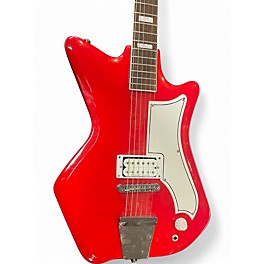 Used Airline JETSON JR RED Solid Body Electric Guitar