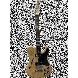 Used Fender JA90 Jim Adkins Thinline Telecaster Natural Hollow Body Electric Guitar