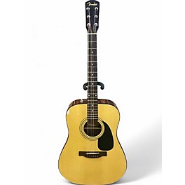 Used Fender CD60 Dreadnought Natural Acoustic Guitar