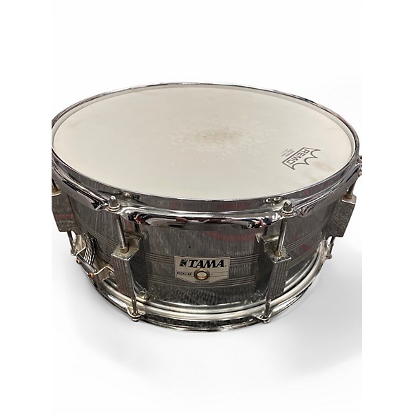 Used TAMA 6X14 Rockstar Series Snare Silver Drum