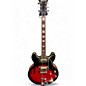 Vintage 1960s Univox Coily Red Burst Hollow Body Electric Guitar thumbnail