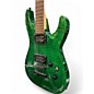 Used ESP ltd h-100fm green Solid Body Electric Guitar