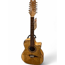 Used Dean AQA EXOTICA 12 QUILTED ASH 12 String Acoustic Electric Guitar