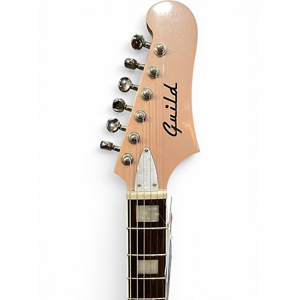 Used Guild SURFLINER DELUXE Pink Solid Body Electric Guitar