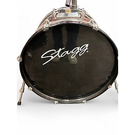 Used Stagg 5 Piece TIM PLUS  Black Cherry Drum Kit
