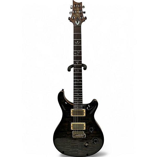 Used PRS Custom 24 10 Top Charcoal Solid Body Electric Guitar