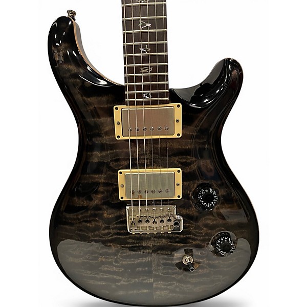 Used PRS Custom 24 10 Top Charcoal Solid Body Electric Guitar