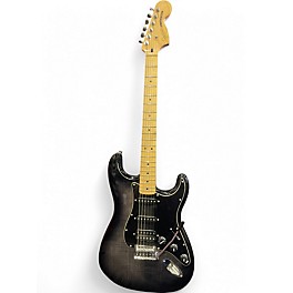 Used Squier Stratocaster HSS Black Solid Body Electric Guitar