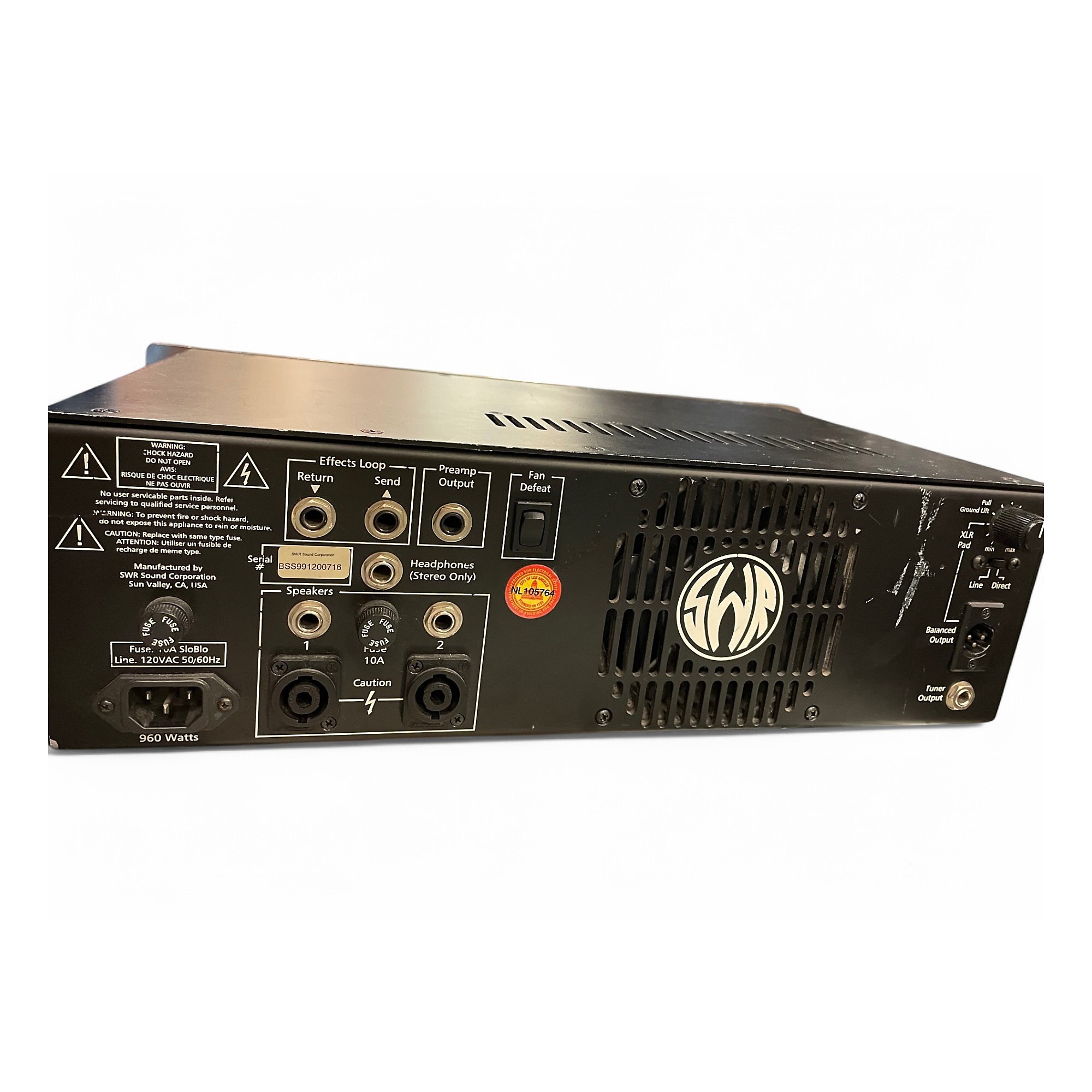 ベース SWR BASS 750 Professional Bass Amplifier SWR 750x Bass Head - What To Know & Where To Buy | Equipboard