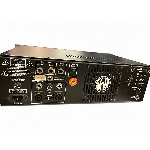 Used SWR 750X Bass Amp Head