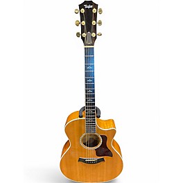 Used 2001 Taylor 614CE Vintage Natural Acoustic Electric Guitar