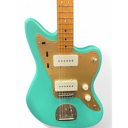 Used Squier 40th Anniversary Jazzmaster Satin Seafoam Solid Body Electric Guitar