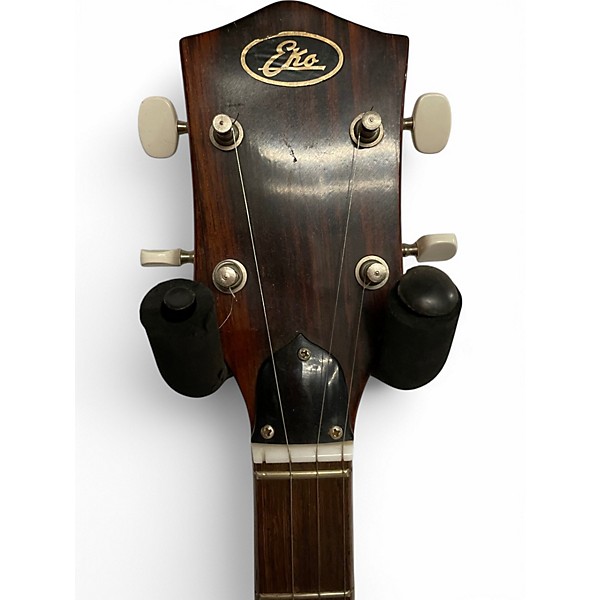 Used EKO banjo brown Banjo