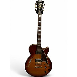 Used D'Angelico EX-55 Tobacco Burst Hollow Body Electric Guitar