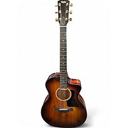 Used Taylor 224CEKDLX EDGE BURST Acoustic Electric Guitar