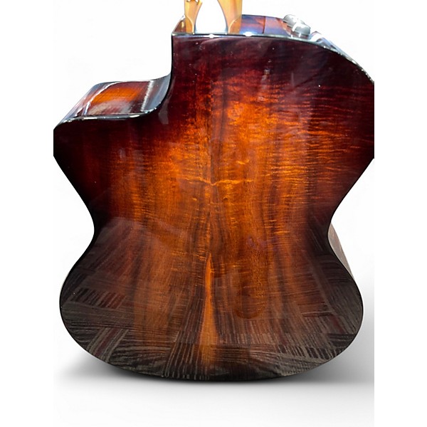 Used Taylor 224CEKDLX EDGE BURST Acoustic Electric Guitar