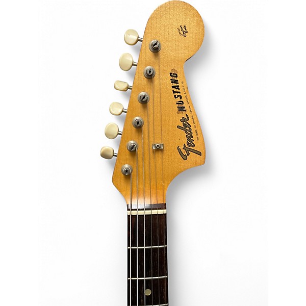 Vintage 1965 Fender Mustang WHITE Solid Body Electric Guitar