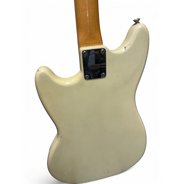 Vintage 1965 Fender Mustang WHITE Solid Body Electric Guitar