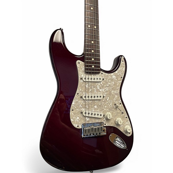 Used Fender American Standard Telecaster Maroon Solid Body Electric Guitar