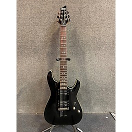 Used Schecter Guitar Research Omen 6 Black Solid Body Electric Guitar