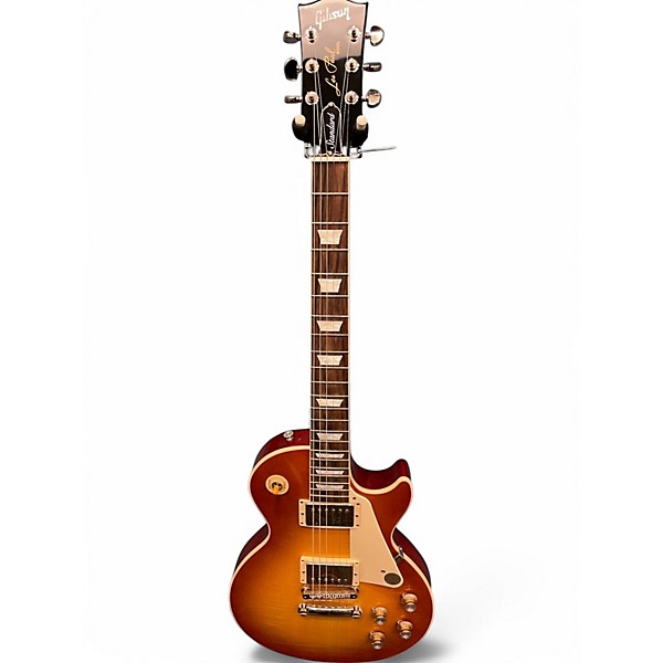 Used Gibson Les Paul Standard 1960S Neck 2 Tone Sunburst Solid Body Electric Guitar