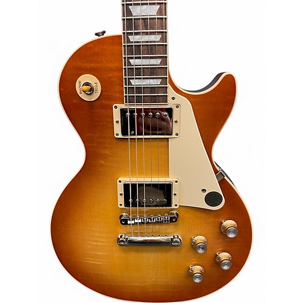 Used Gibson Les Paul Standard 1960S Neck 2 Tone Sunburst Solid Body Electric Guitar