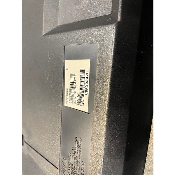 Used Yamaha PSRE333 61 Key Portable Keyboard