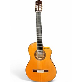 Used 2006 Cordoba 45FCE Flamenco Natural Classical Acoustic Electric Guitar