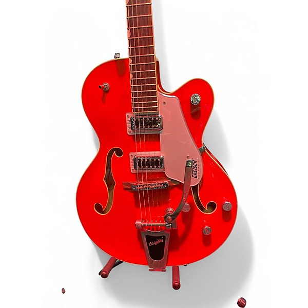 Used 2010s Gretsch Guitars G5420T Electromatic Orange Hollow Body Electric Guitar