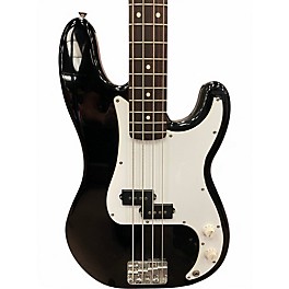 Used Fender Player Precision Bass Black Electric Bass Guitar