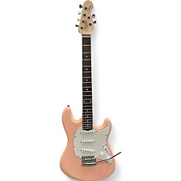 Used Sterling by Music Man Cutlass Pueblo Pink Solid Body Electric Guitar