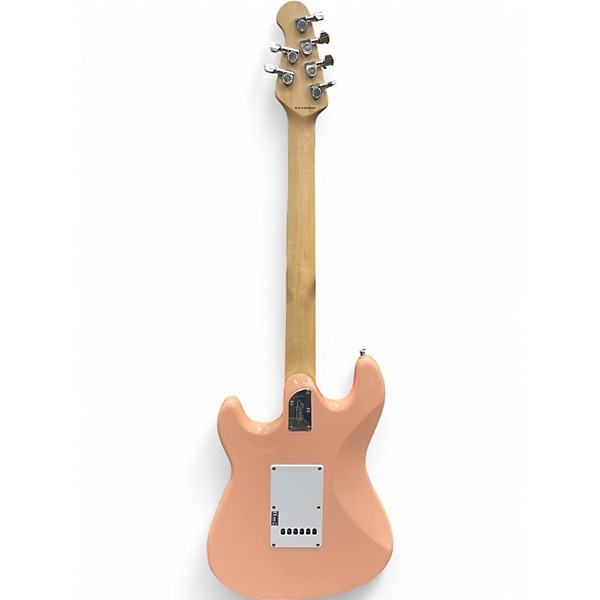 Used Sterling by Music Man Cutlass Pueblo Pink Solid Body Electric Guitar