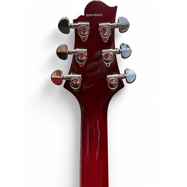 Used Greg Bennett Design by Samick Royale RL-2 Trans Red Hollow Body Electric Guitar