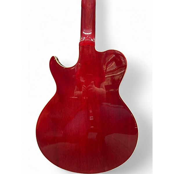 Used Greg Bennett Design by Samick Royale RL-2 Trans Red Hollow Body Electric Guitar