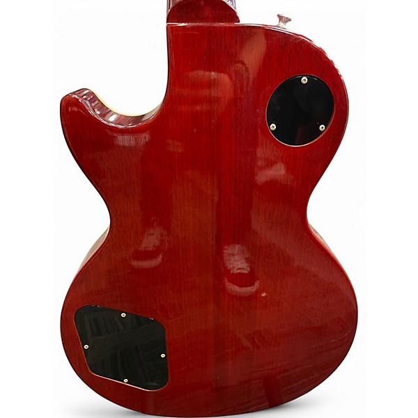 Used 2004 Gibson Les Paul Standard Premium Plus Cherry Sunburst Solid Body Electric Guitar