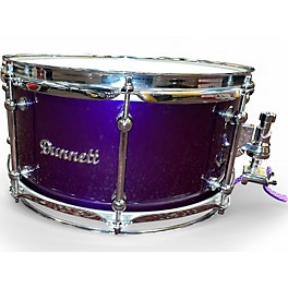 Used Dunnett 6.5X13 Classic Stainless Steel Snare Purple Drum