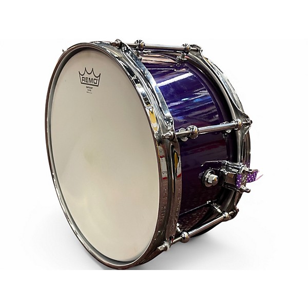 Used Dunnett 6.5X13 Classic Stainless Steel Snare Purple Drum