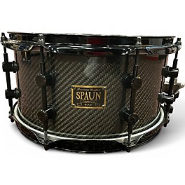 Used Spaun 7X13 Carbon Fiber Black Drum