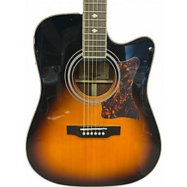 Used Epiphone Masterbuilt DR-500MCE 2 Color Sunburst Acoustic Electric Guitar