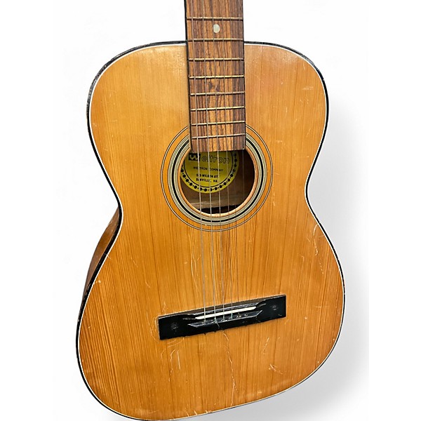 Used Weltron 60's Classical Guitar Natural Classical Acoustic Guitar