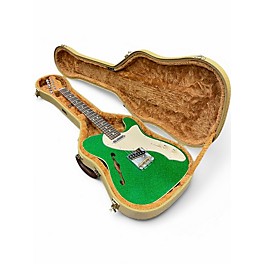 Used Fender TELECASTER BUILD HOODOO BODY SPARKLE GREEN Hollow Body Electric Guitar