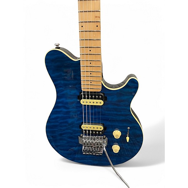 Used Sterling by Music Man AX4 Blue Onyx Solid Body Electric Guitar