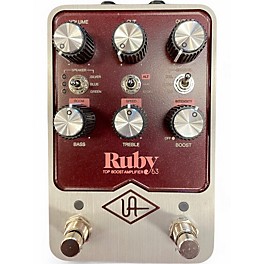 Used Universal Audio Ruby Top Boost Amplifier  Effect Pedal