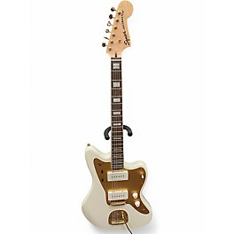 Used Squier 40TH ANNIVERSARY JAZZMASTER White Solid Body Electric Guitar