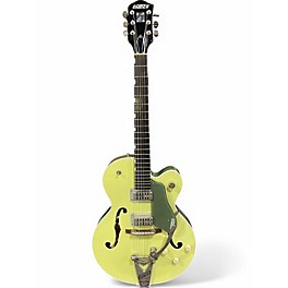 Used 2015 Gretsch Guitars G6118T-SGR Apple Green Hollow Body Electric Guitar