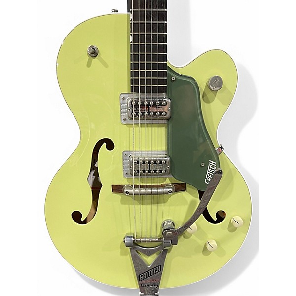 Used 2015 Gretsch Guitars G6118T-SGR Apple Green Hollow Body Electric Guitar